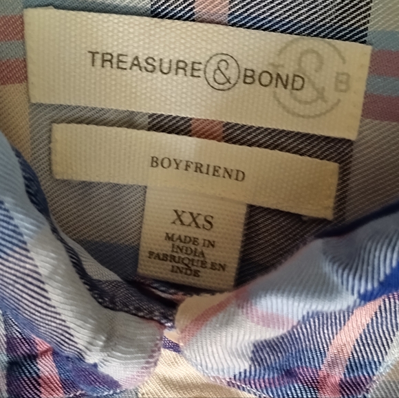 Treasure and bond kids long sleeve button down size XXS, new without tag. - Picture 2 of 6